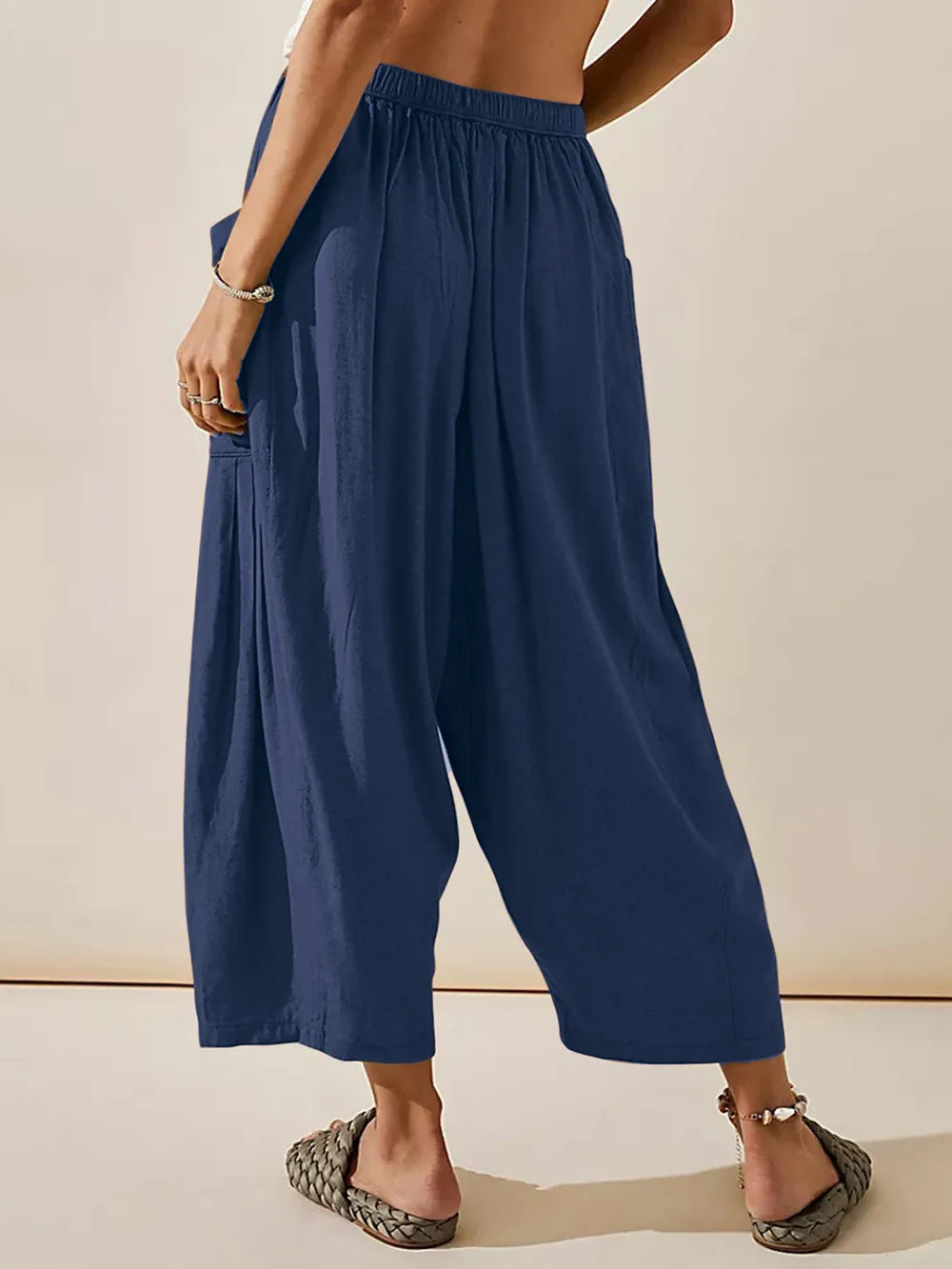 Full Size Wide Leg Pants with Pockets – Trendsi | ClozArt