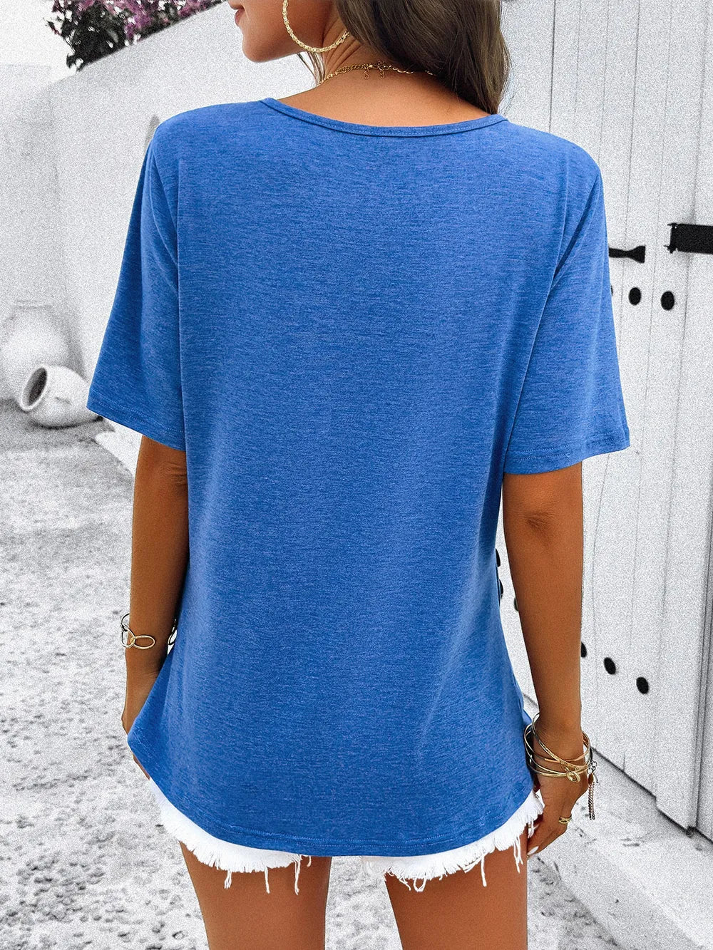 Devine Half Zip Half Sleeve T-Shirt – Trendsi | ClozArt