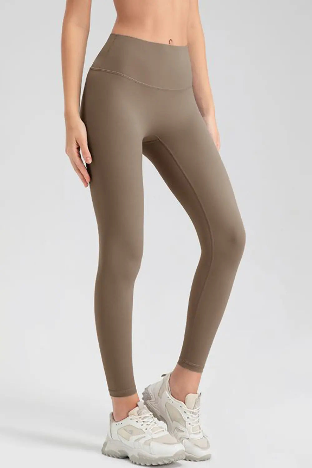Wide Waistband Sport Leggings – Trendsi | ClozArt