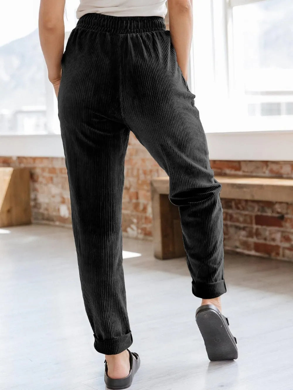 Drawstring Pants with Pockets – Trendsi | ClozArt