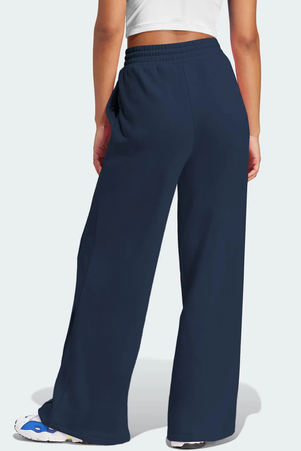 Drawstring Wide Leg Active Pants – Trendsi | ClozArt