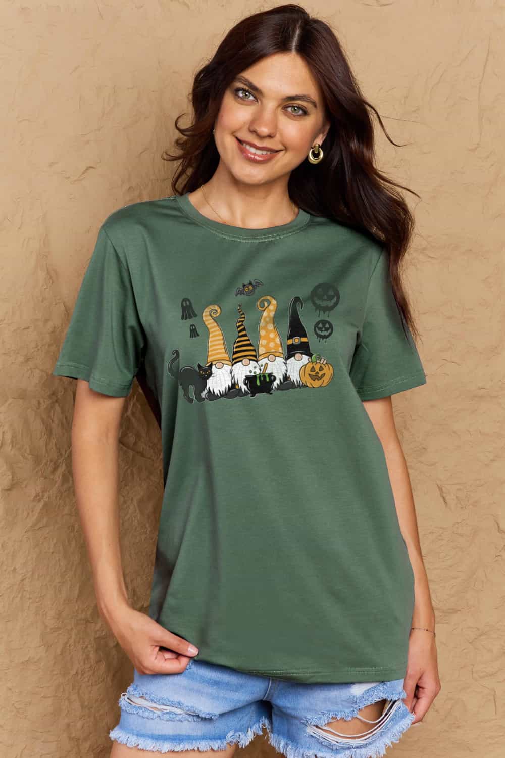 Simply Love Full Size Halloween Theme Graphic Cotton T-Shirt – Trendsi | ClozArt