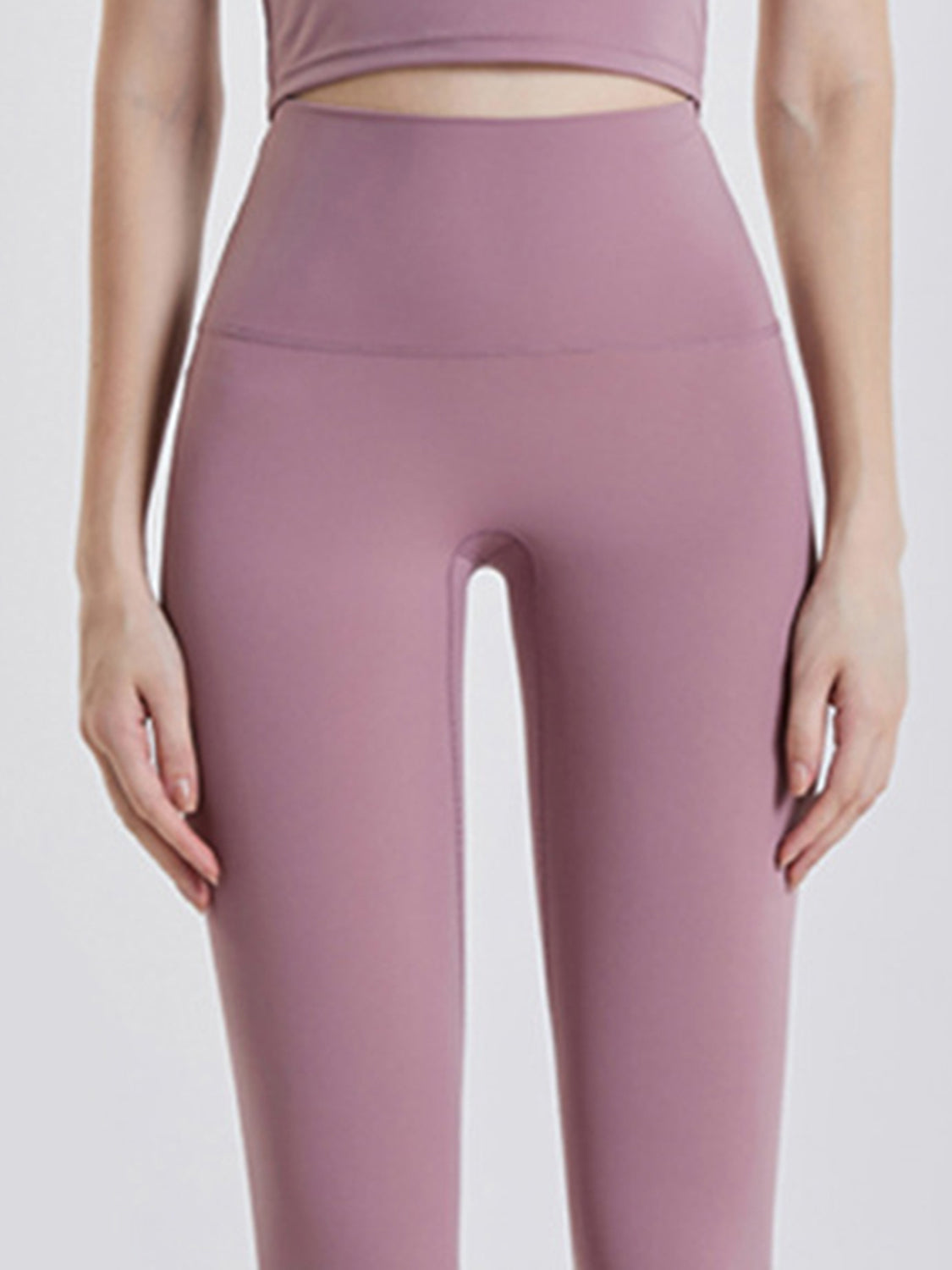 Wide Waistband Sports Leggings – Trendsi | ClozArt