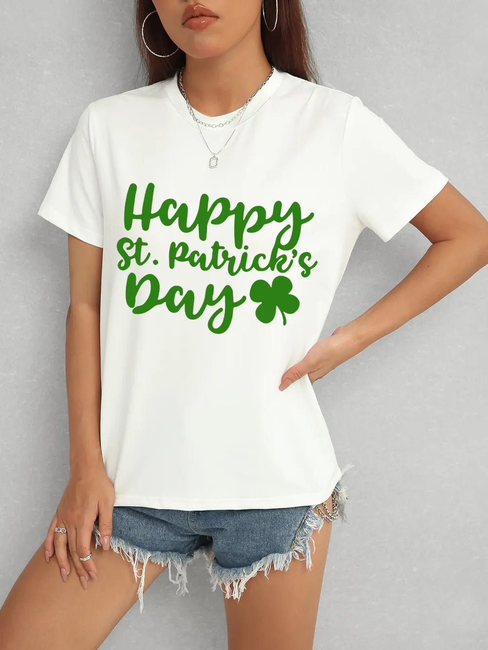 HAPPY ST. PATRICK'S DAY Short Sleeve T-Shirt – Trendsi | ClozArt
