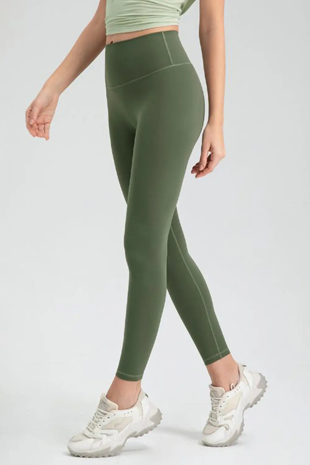 Wide Waistband High Waist Sport Leggings – Trendsi | ClozArt