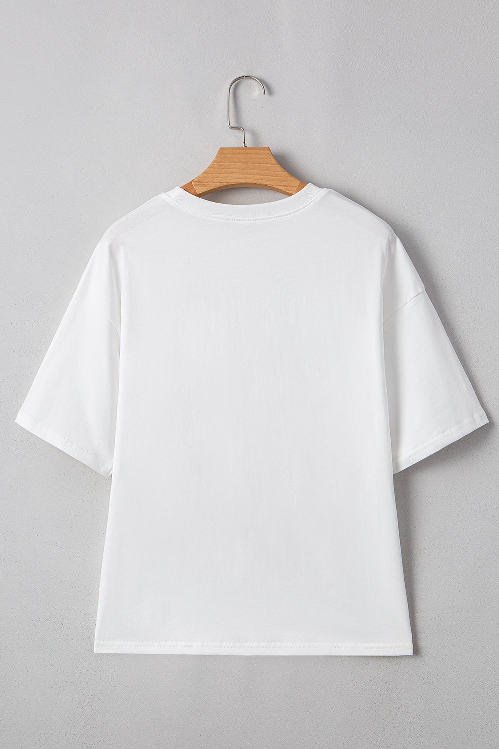 White Flag Bow Graphic Crewneck Tee – Shewin | ClozArt