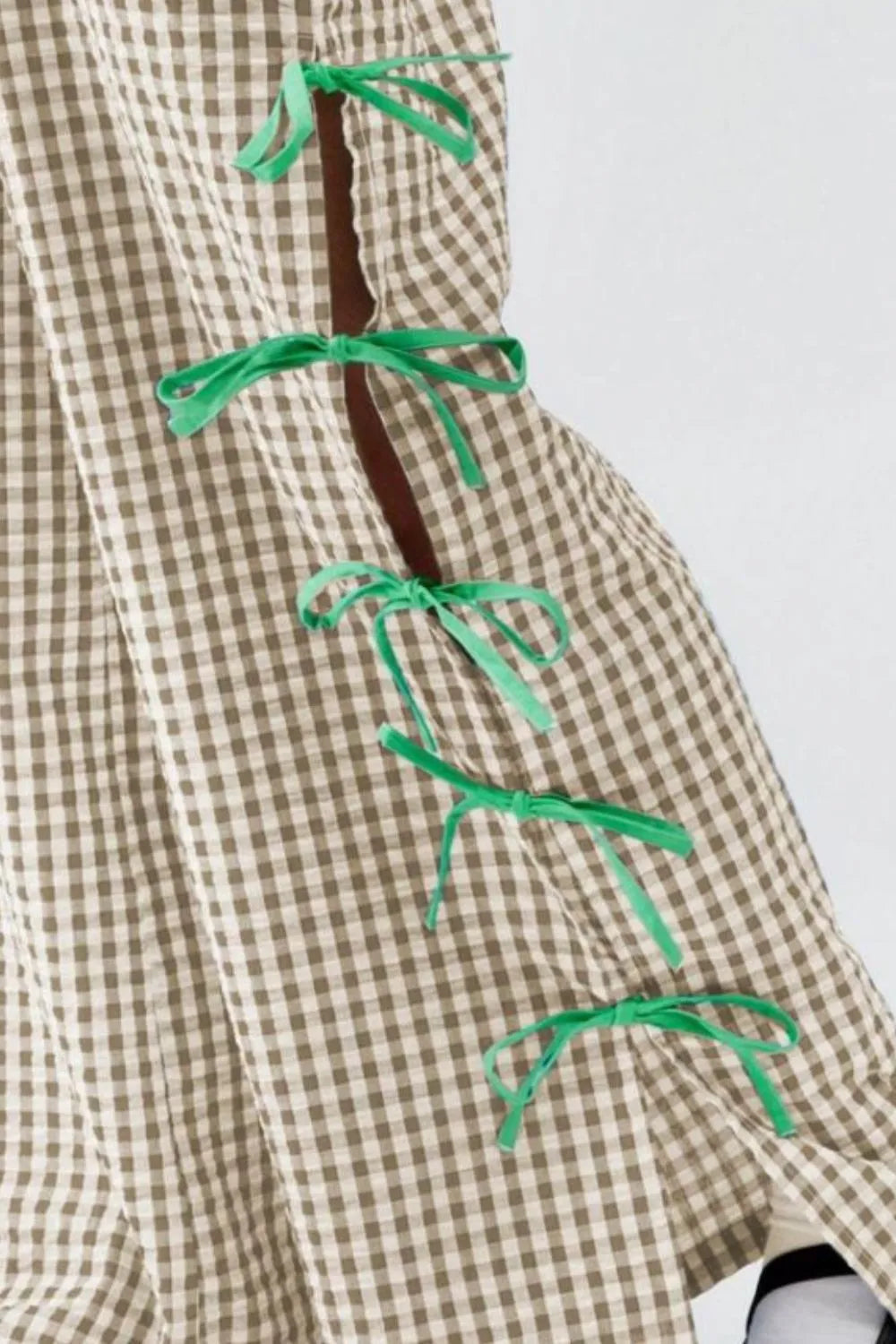 Side Tied Plaid Pants – Trendsi | ClozArt