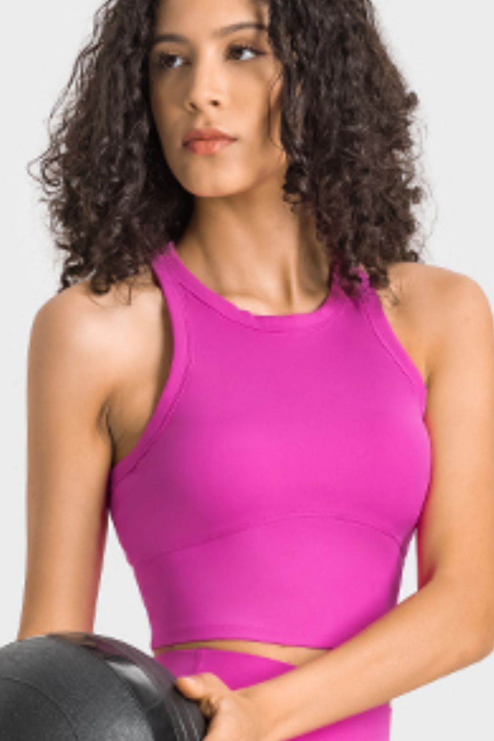 Millennia Racerback Cropped Sports Tank – Trendsi | ClozArt