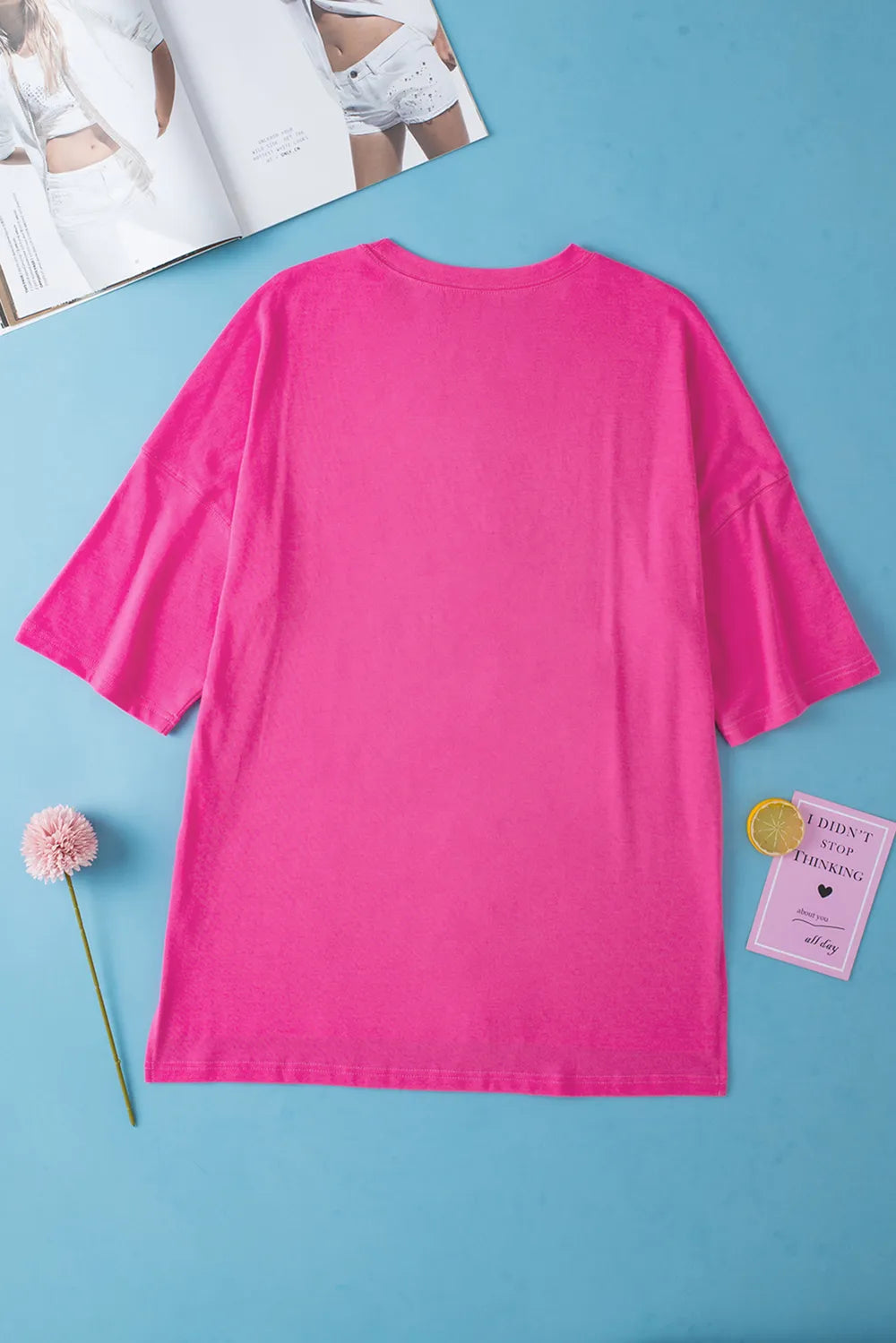 Slit Round Neck Half Sleeve T-Shirt – Trendsi | ClozArt