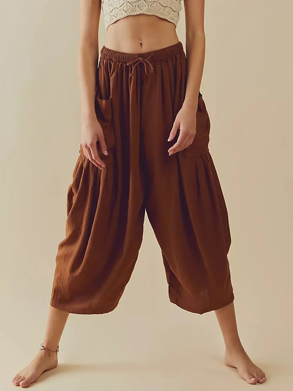 Full Size Wide Leg Pants with Pockets – Trendsi | ClozArt