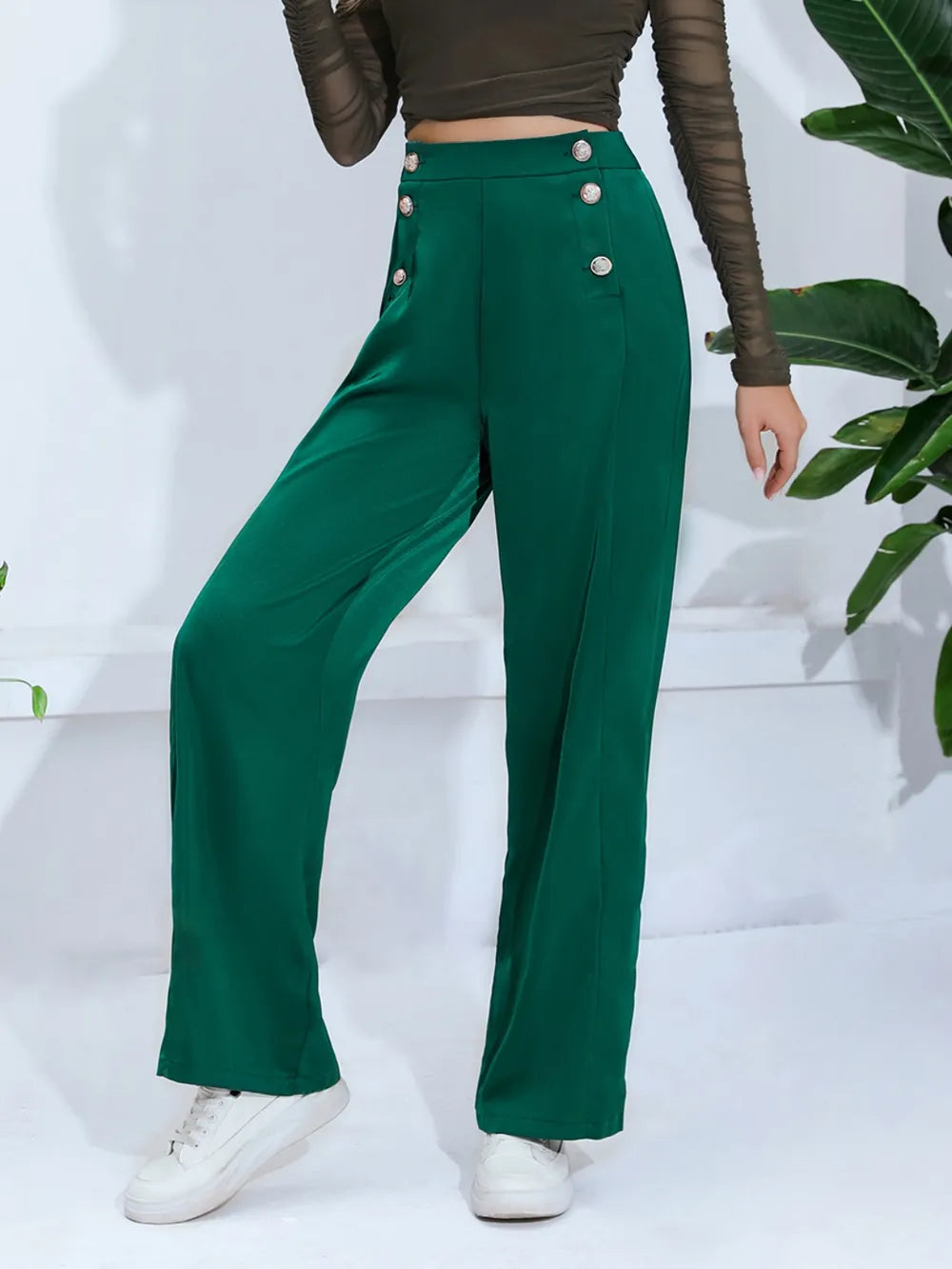 Wide Leg Pants – Trendsi | ClozArt