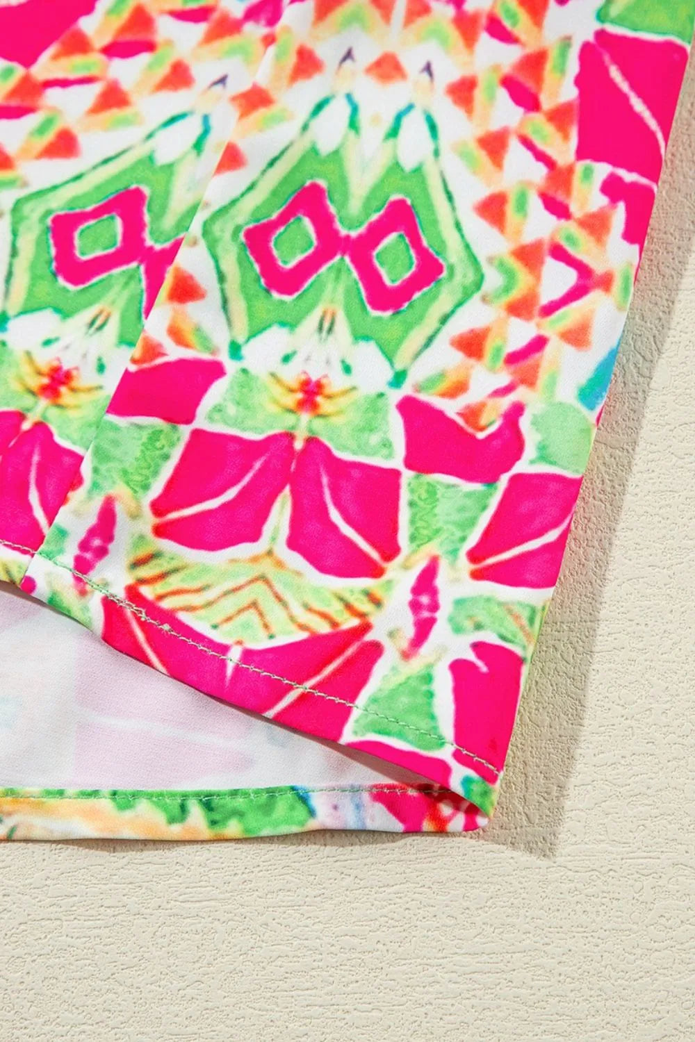 Printed Button Down Short Sleeve Dress – Trendsi | ClozArt