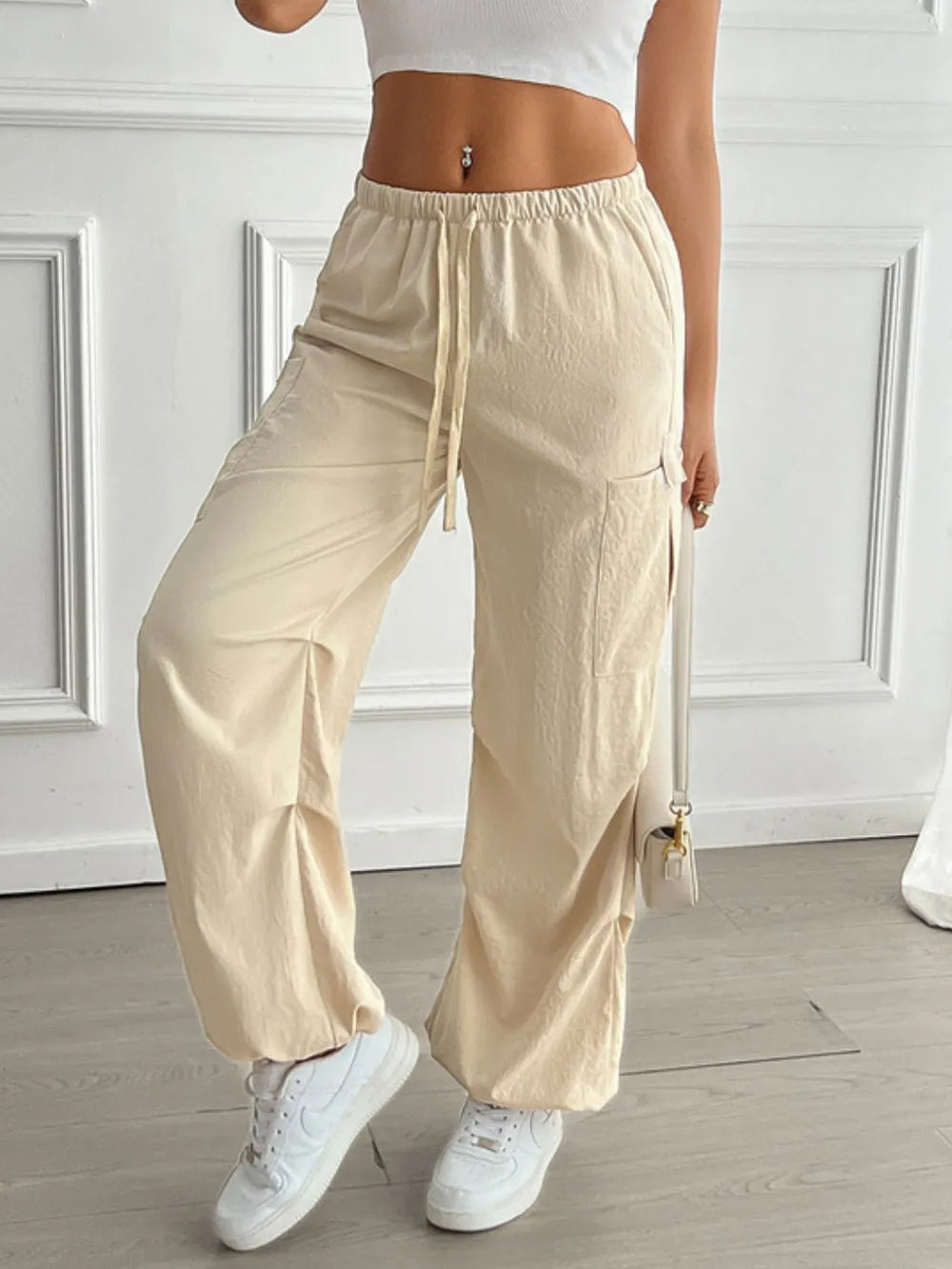 Devine Drawstring Joggers with Pockets – Trendsi | ClozArt