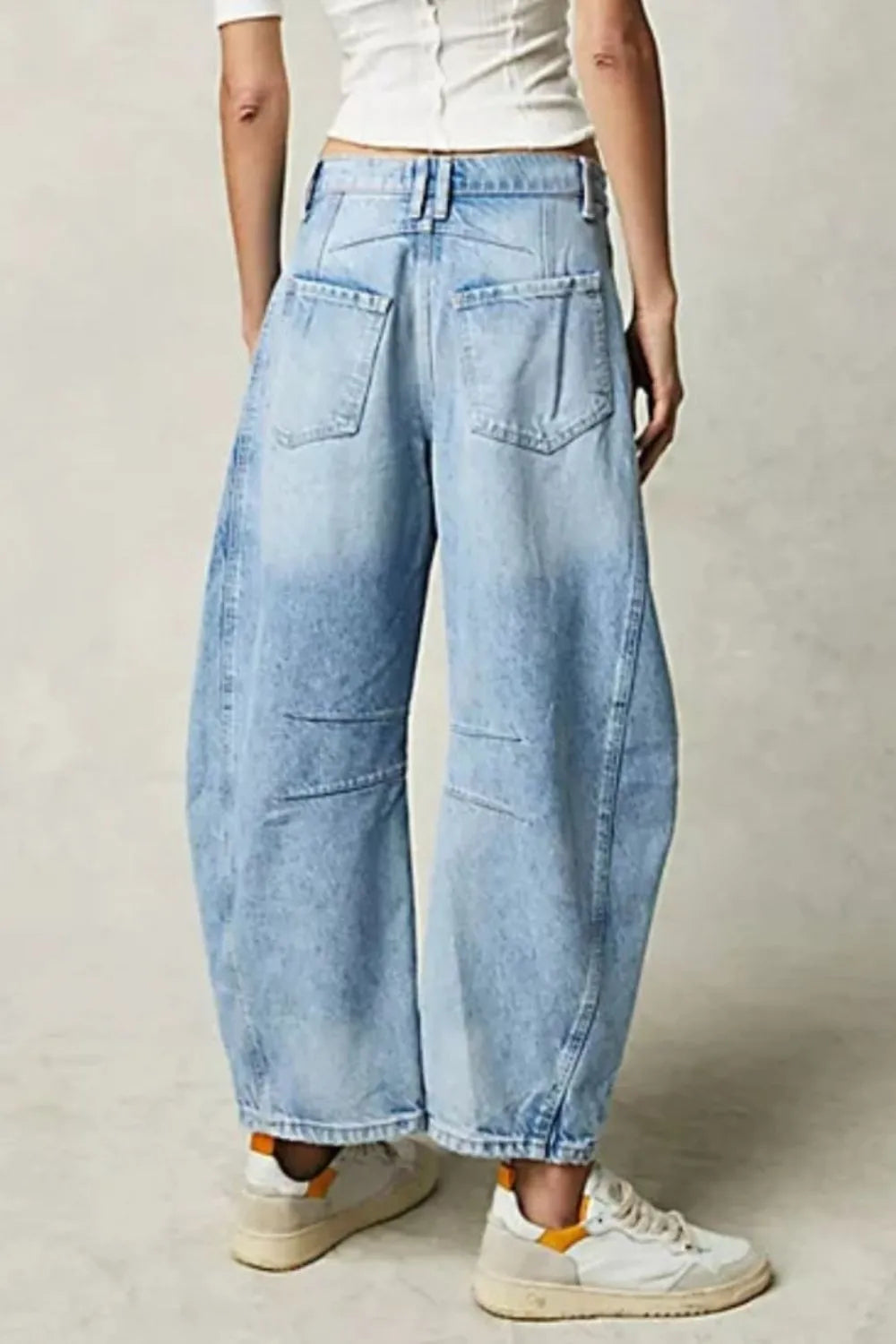 Wide Leg Jeans with Pockets – Trendsi | ClozArt