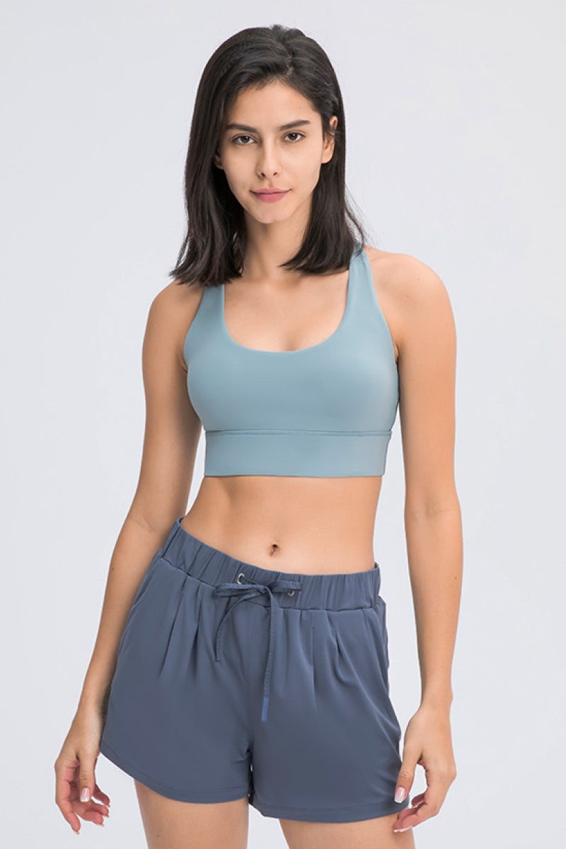 Millennia Eight Strap Sports Bra – Trendsi | ClozArt
