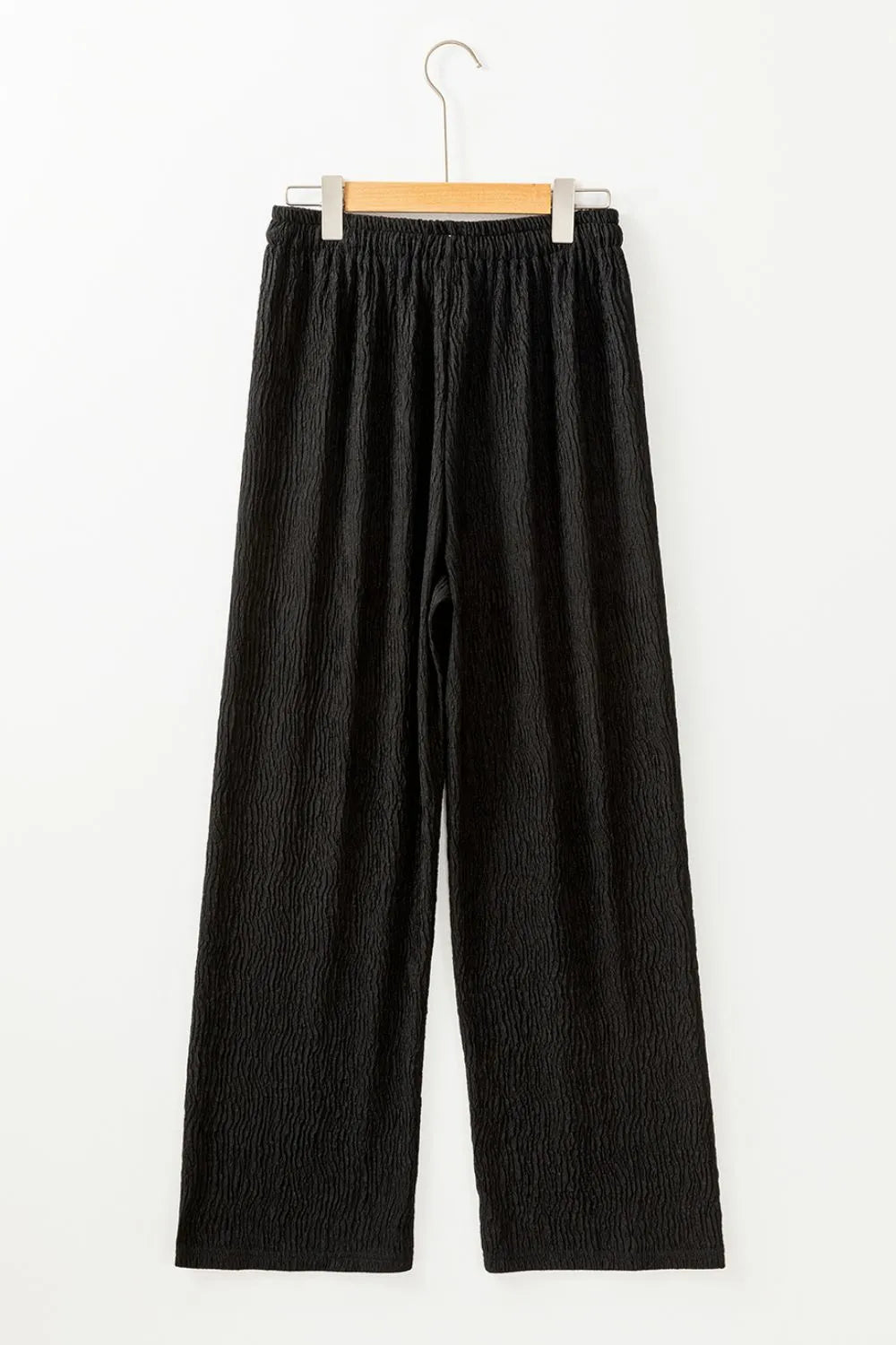 Textured Drawstring Straight Pants – Trendsi | ClozArt