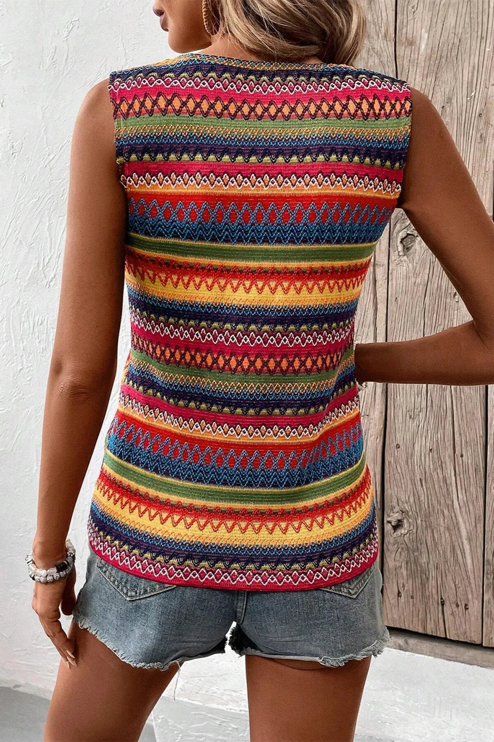 Contrast Round Neck Tank – Trendsi | ClozArt