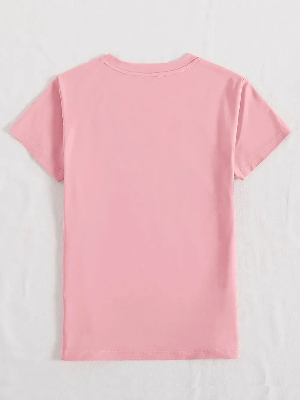 Letter Graphic Round Neck Short Sleeve T-Shirt – Trendsi | ClozArt