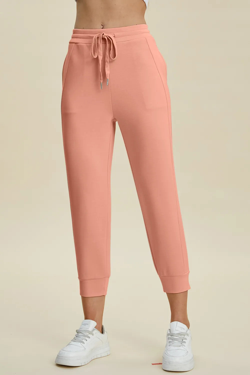 Basic Bae Full Size Air Scuba Drawstring High Waist Cropped Pants – Trendsi | ClozArt