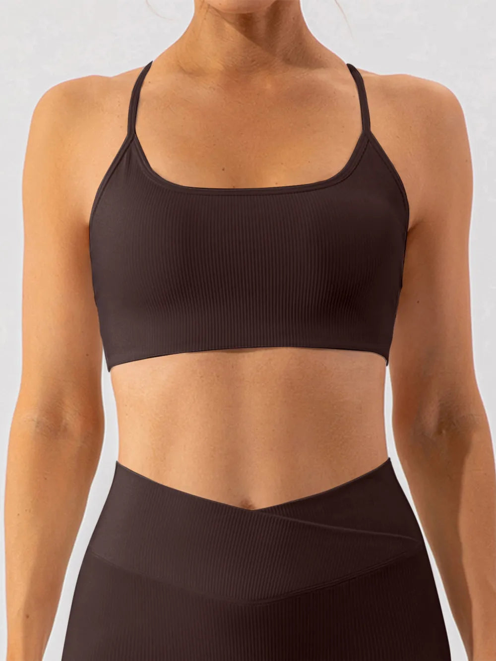 Spaghetti Strap Active Bra – Trendsi | ClozArt