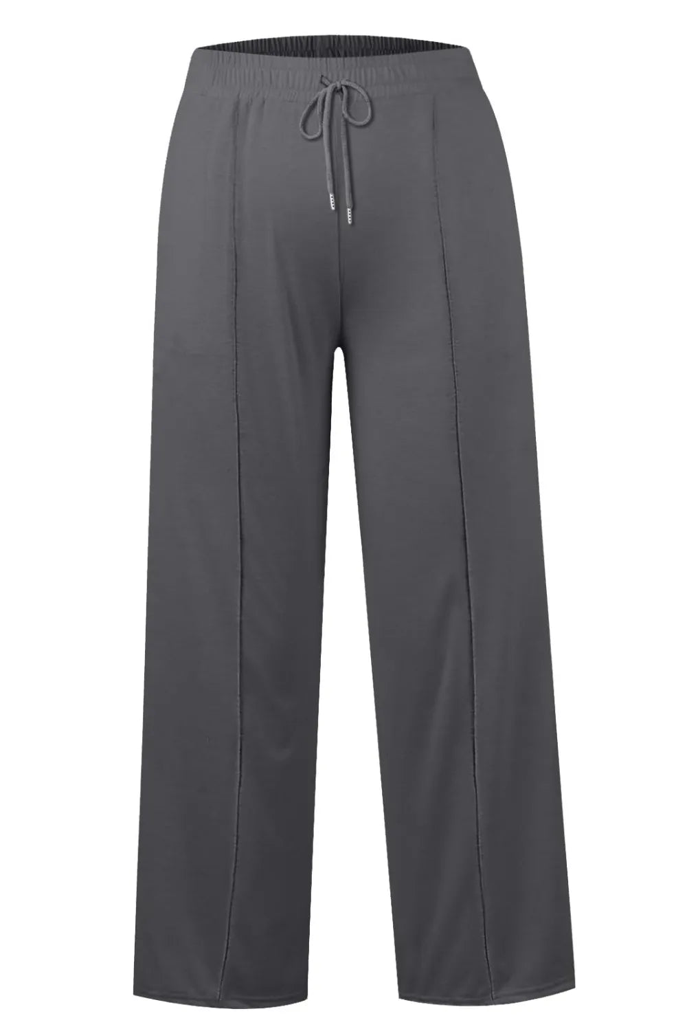 Drawstring Elastic Waist Wide Leg Pants – Trendsi | ClozArt