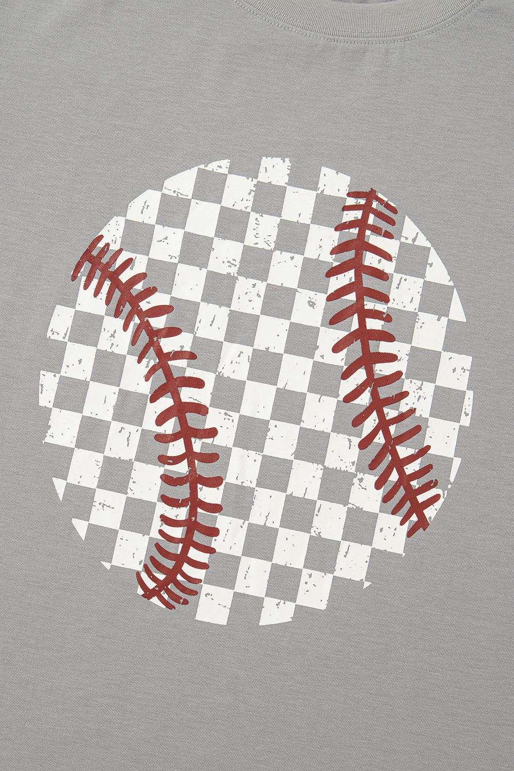 Jet Stream Checkered Baseball Graphic Tee – Shewin | ClozArt