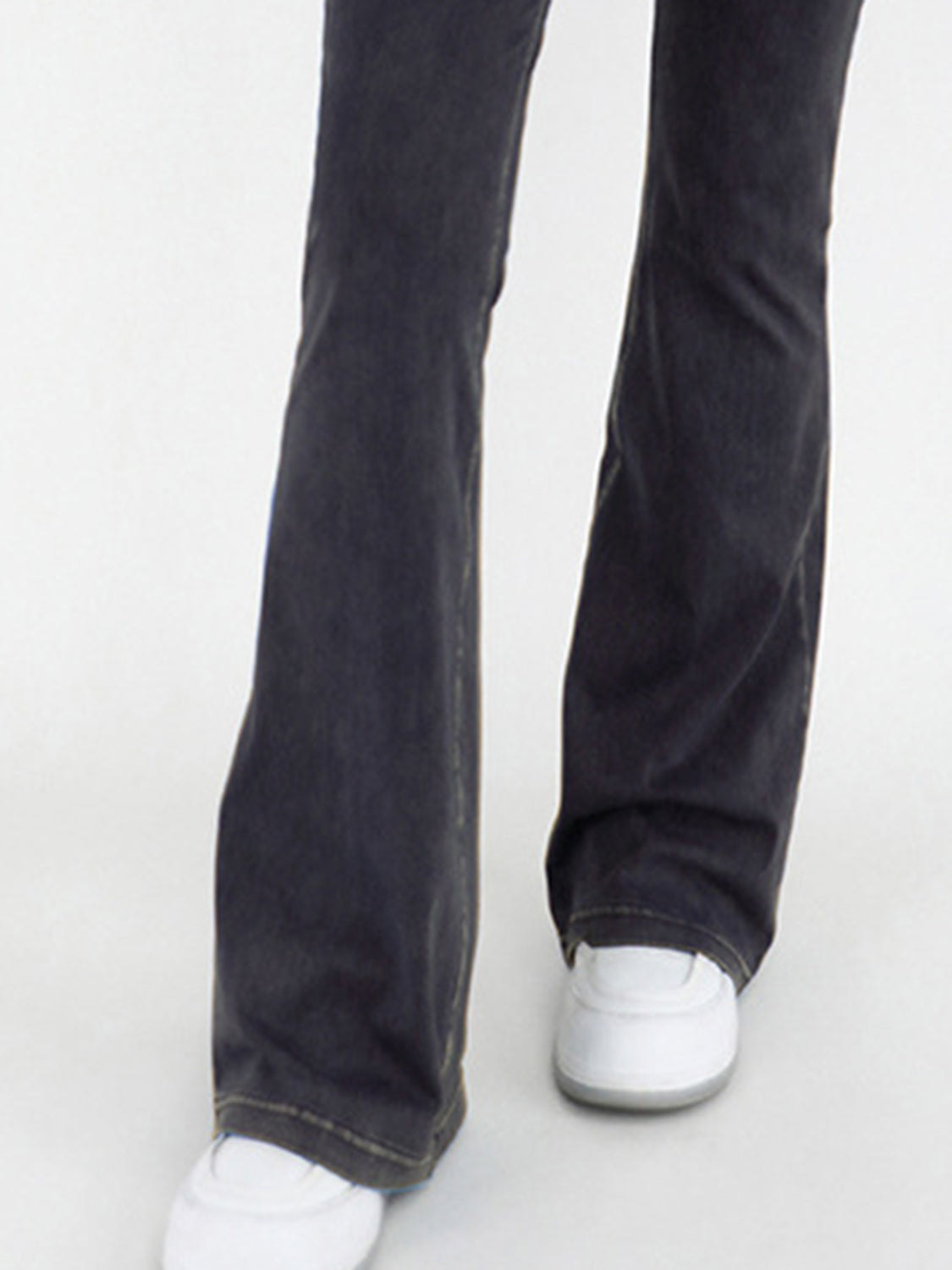 Wide Waistband Bootcut Jeans with Pockets – Trendsi | ClozArt