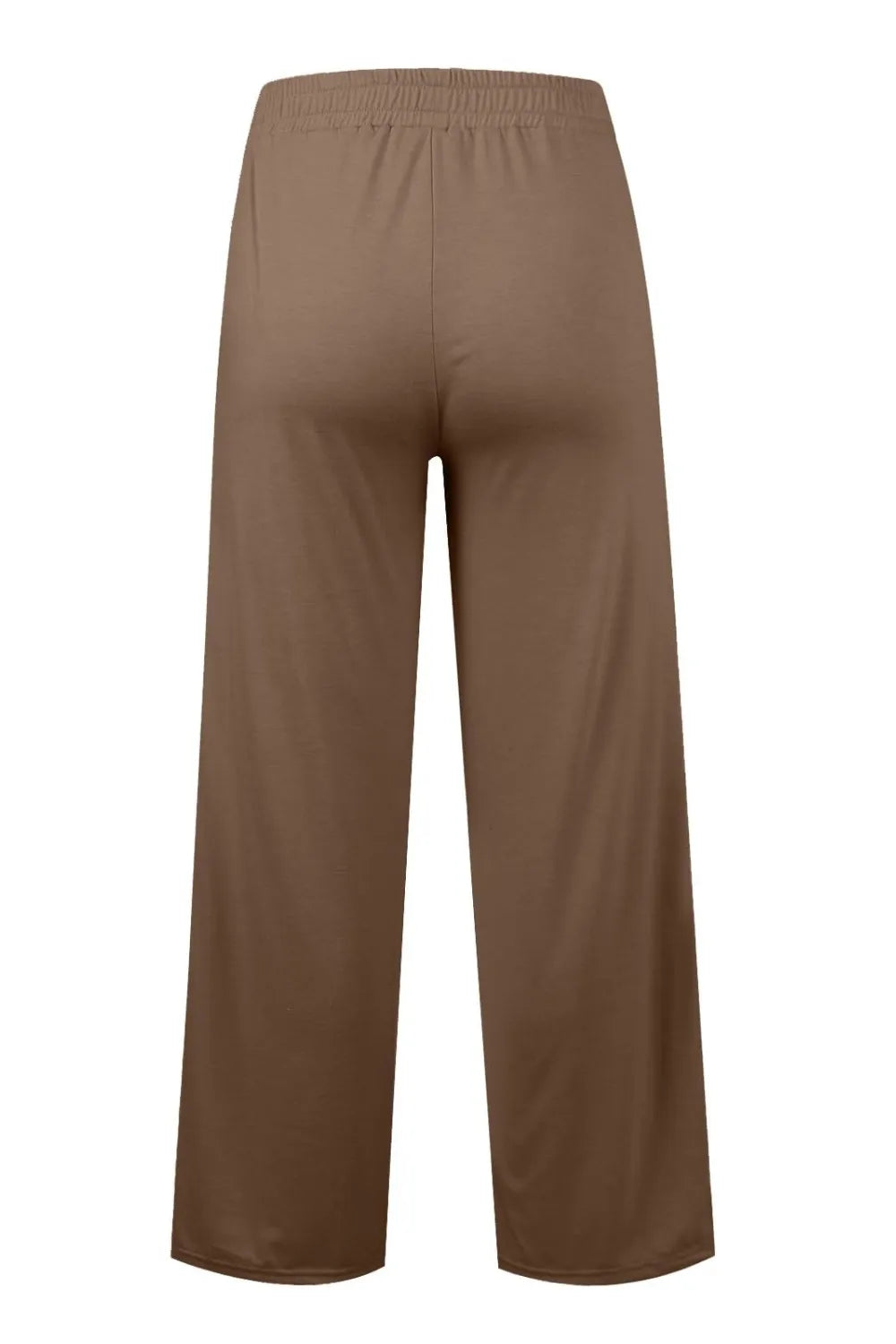Drawstring Elastic Waist Wide Leg Pants – Trendsi | ClozArt