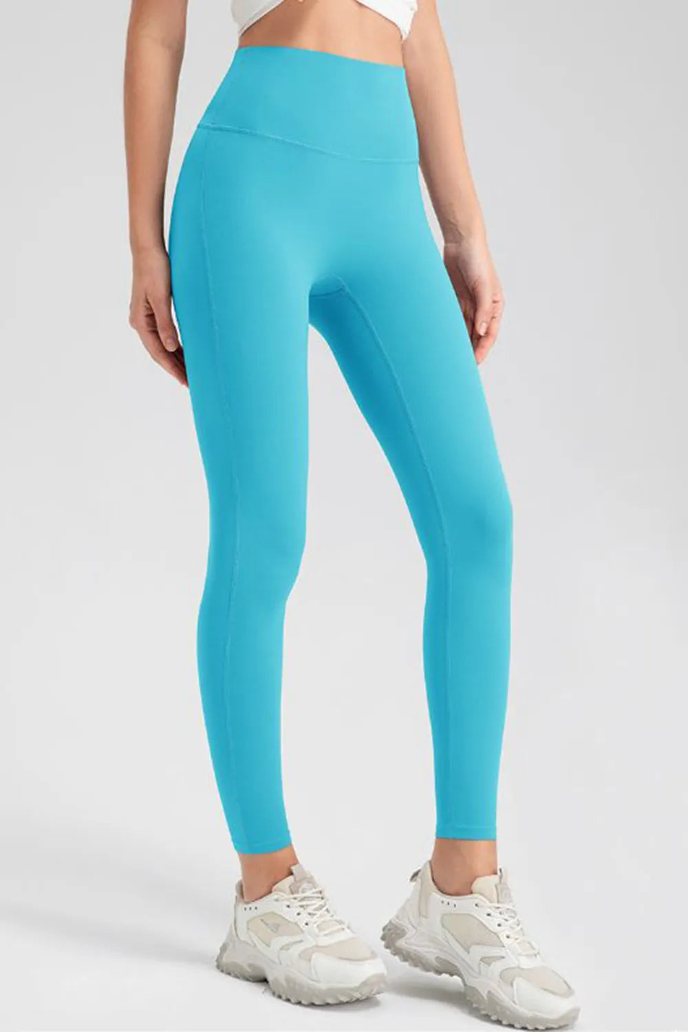 High Waist Skinny Active Pants – Trendsi | ClozArt