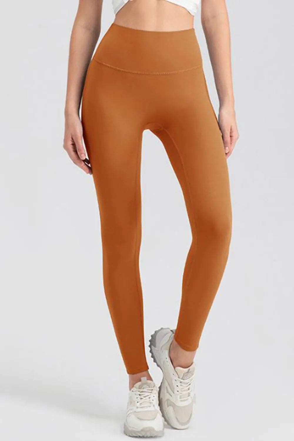 High Waist Skinny Active Pants – Trendsi | ClozArt