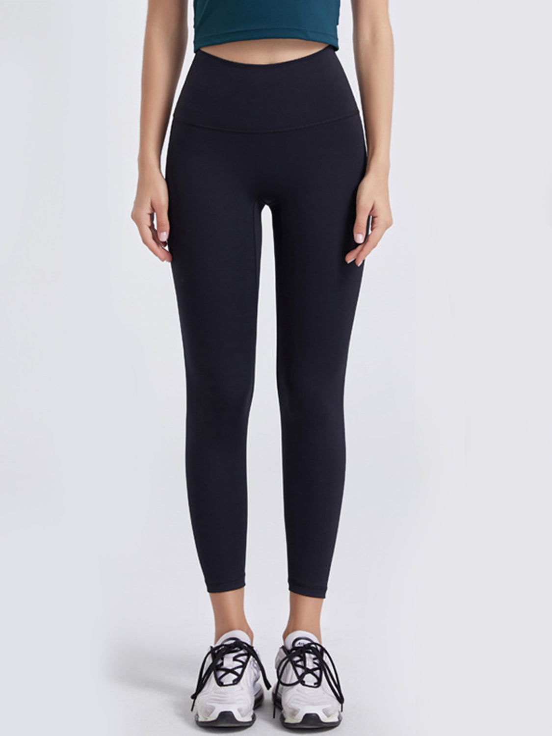 Wide Waistband Sports Leggings – Trendsi | ClozArt
