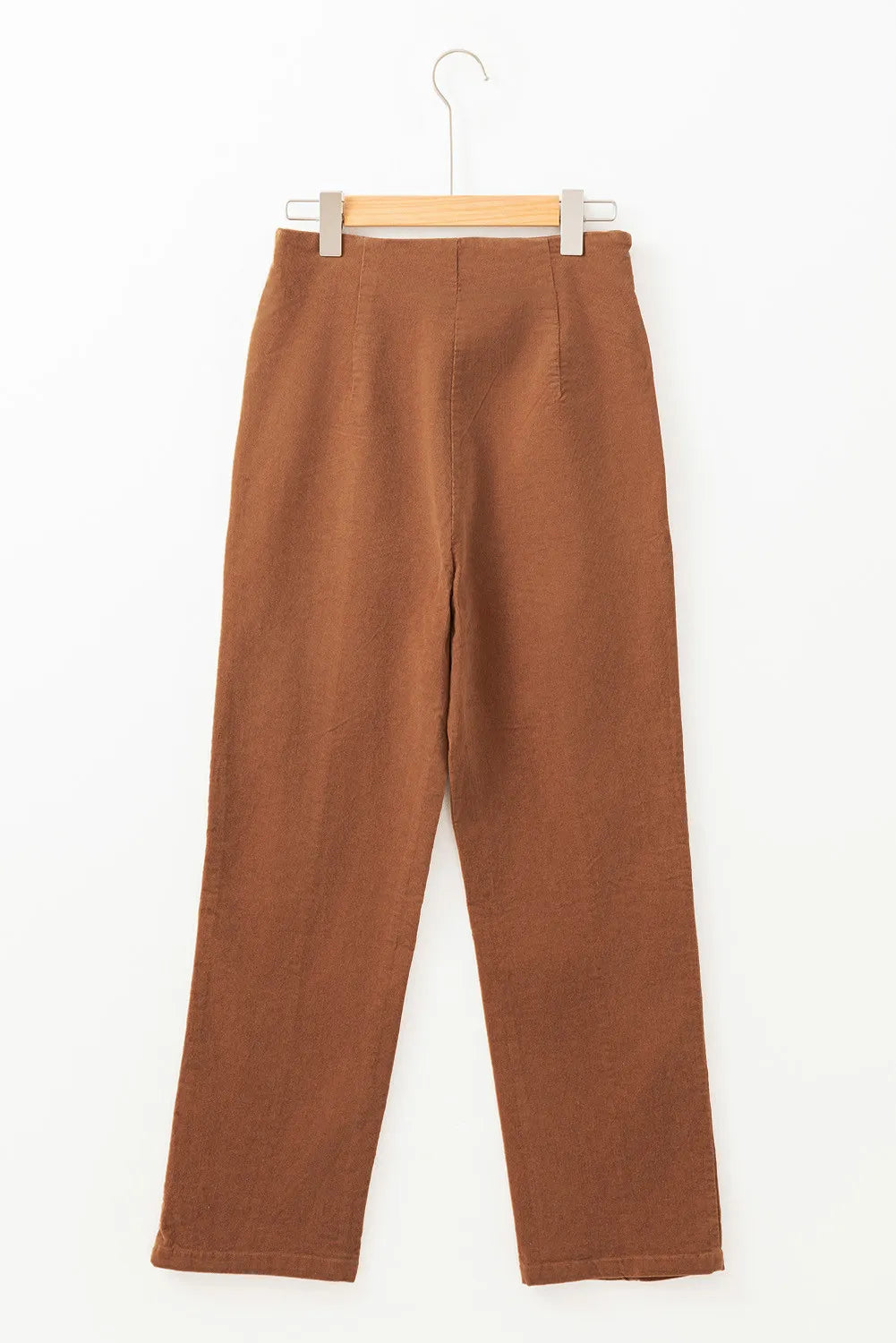Decorative Button Straight Leg Pants – Trendsi | ClozArt