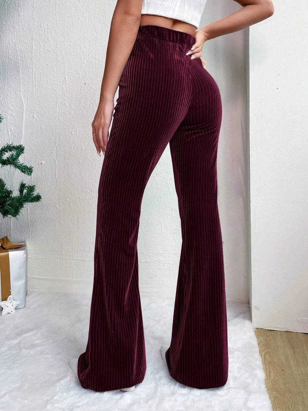 High Waist Flare Pants – Trendsi | ClozArt