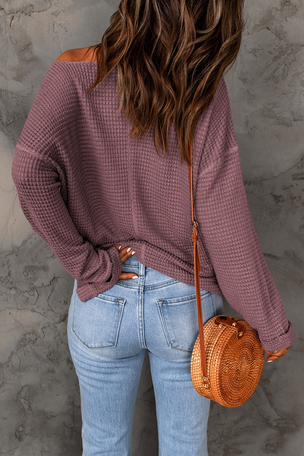 Notched Neck Drop Shoulder Blouse – Trendsi | ClozArt