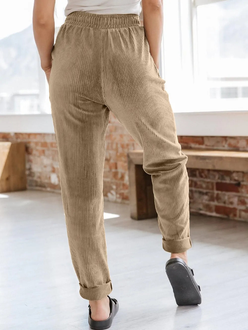 Drawstring Pants with Pockets – Trendsi | ClozArt