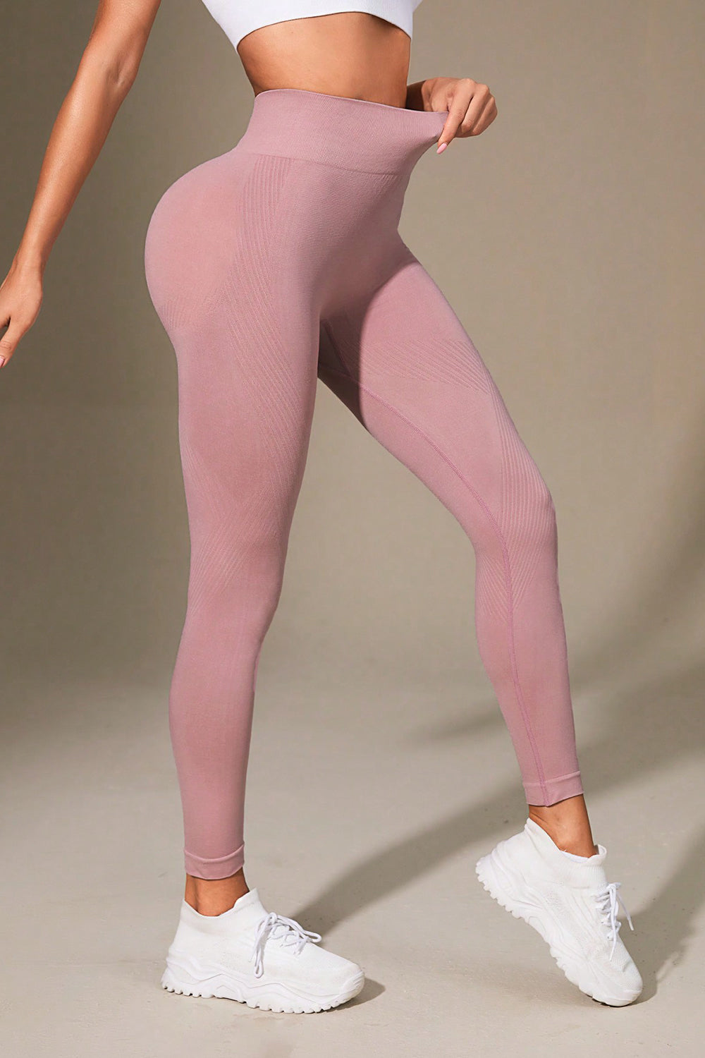 Wide Waistband Sports Leggings – Trendsi | ClozArt