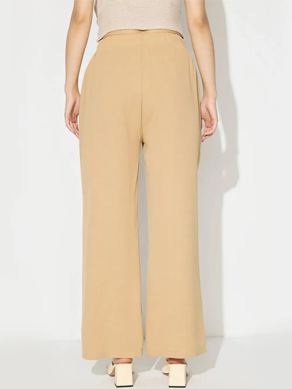 Wide Leg Pants with Pockets – Trendsi | ClozArt