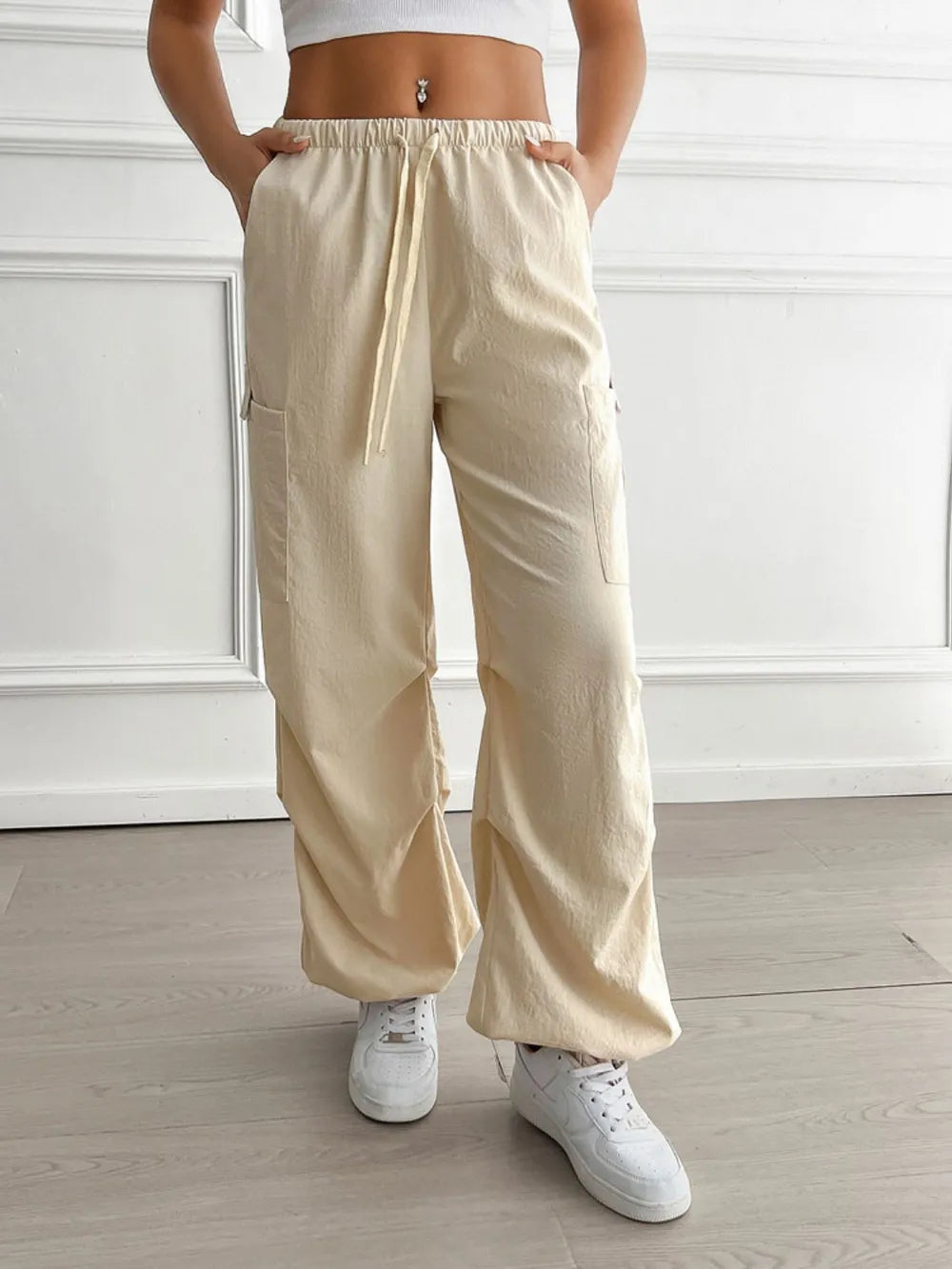 Devine Drawstring Joggers with Pockets – Trendsi | ClozArt