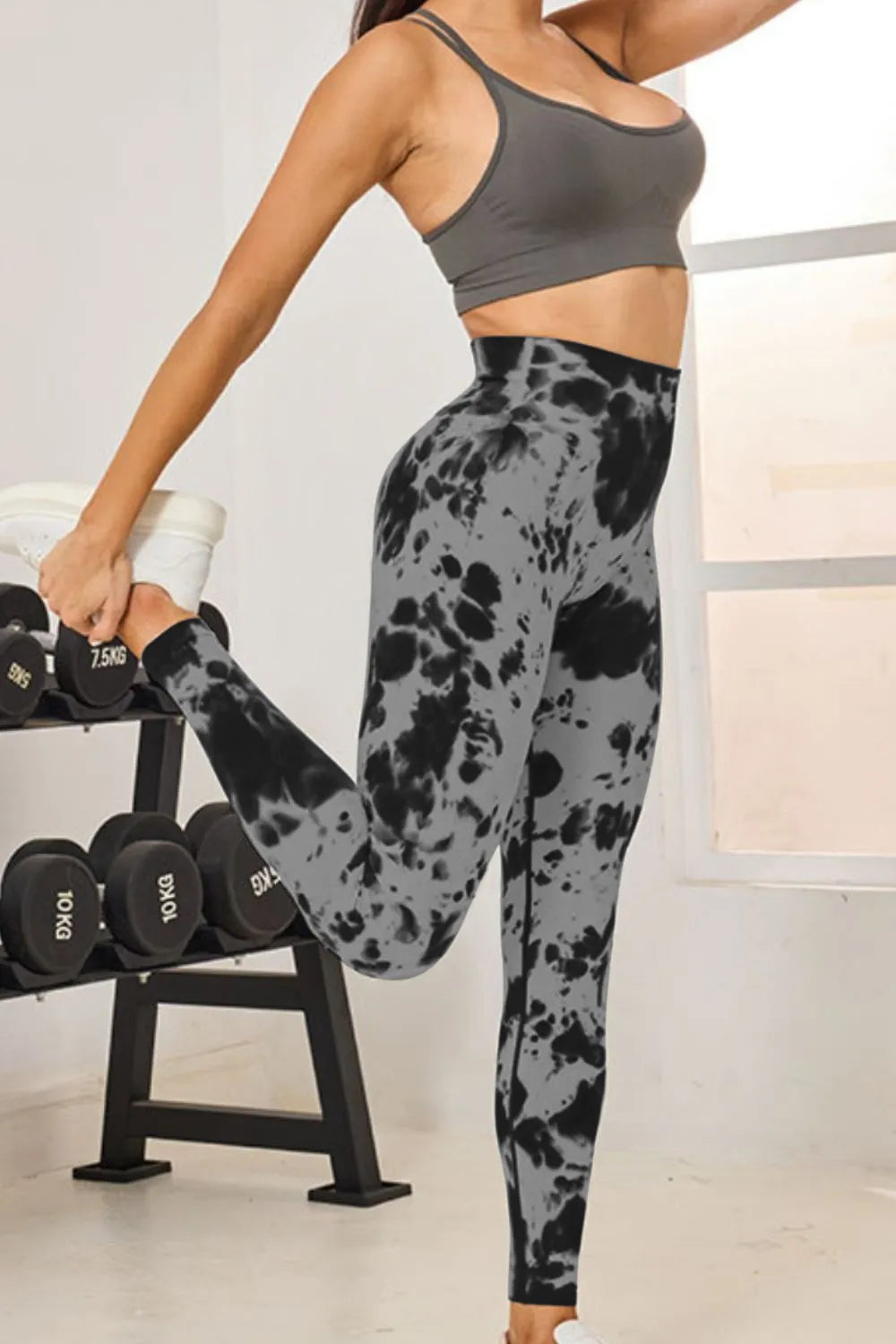 Tie-Dye High Waist Active Leggings – Trendsi | ClozArt