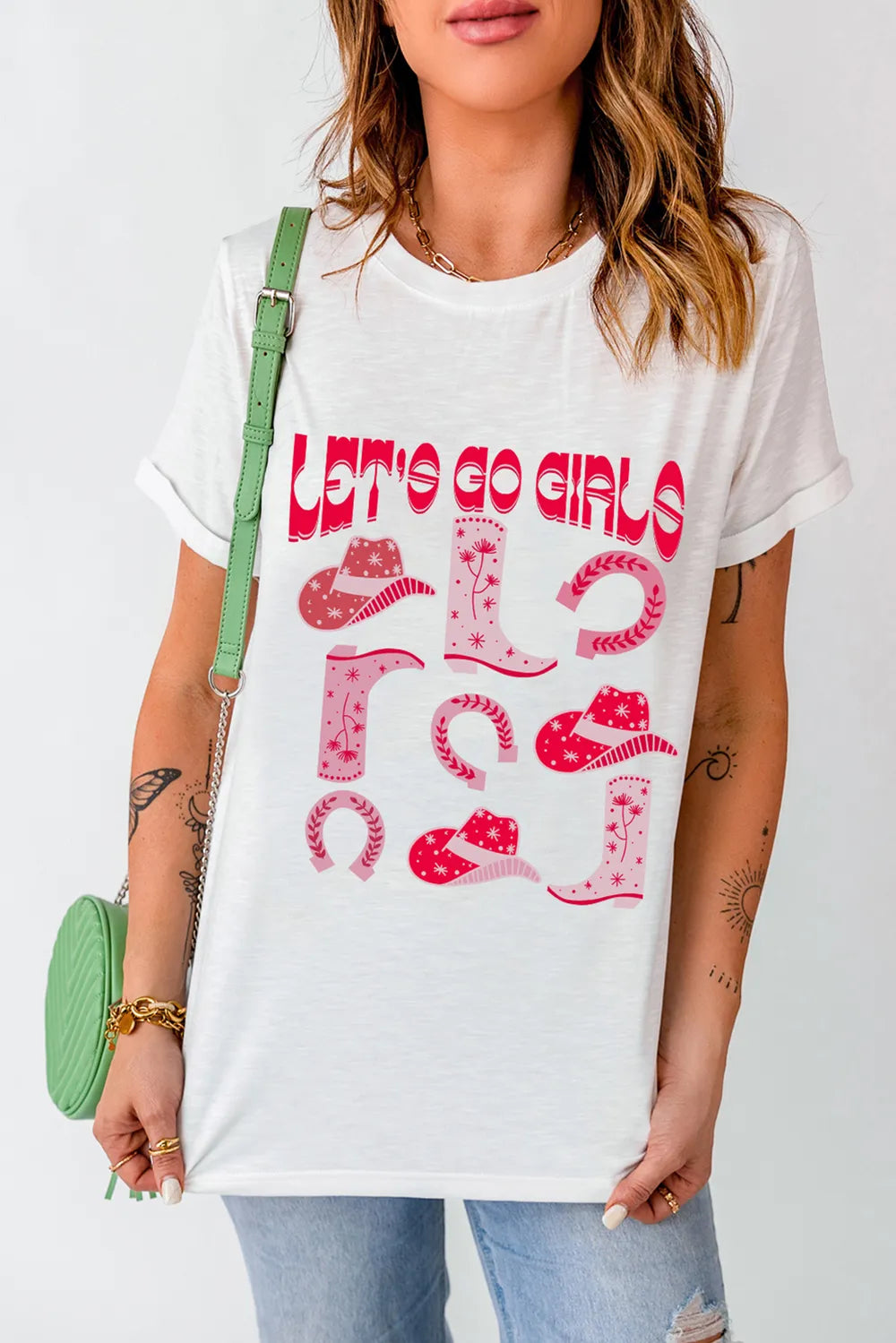 Graphic Round Neck Short Sleeve T-Shirt – Trendsi | ClozArt