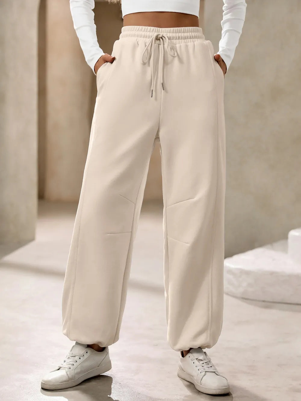 Ivy Lane Drawstring Joggers with Pockets – Trendsi | ClozArt
