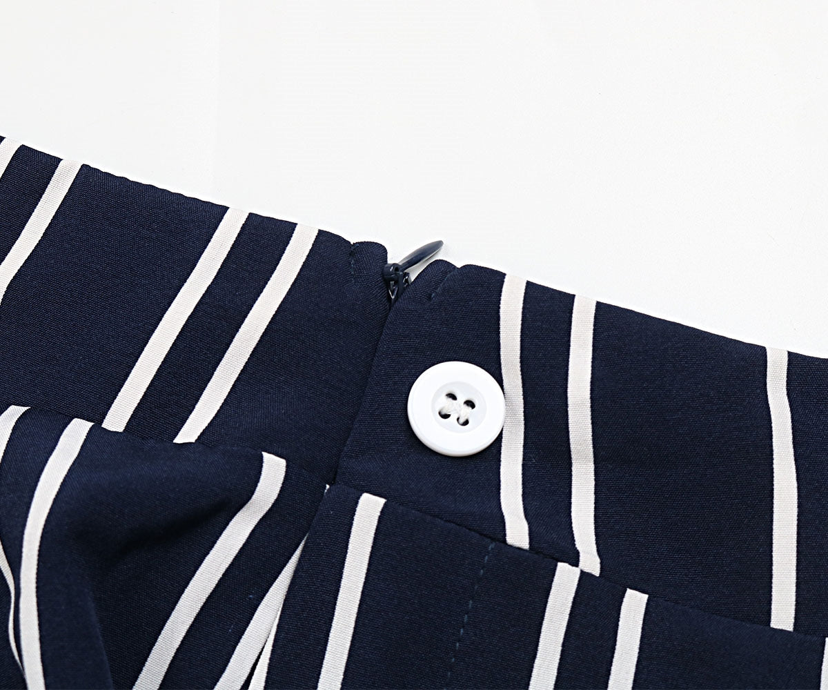 Perfee Striped Slit Wide Leg Pants – Trendsi | ClozArt