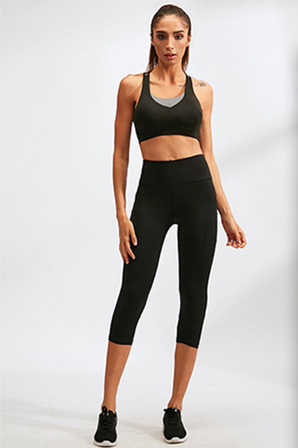 Slim Fit Wide Waistband Active Leggings with Pockets – Trendsi | ClozArt