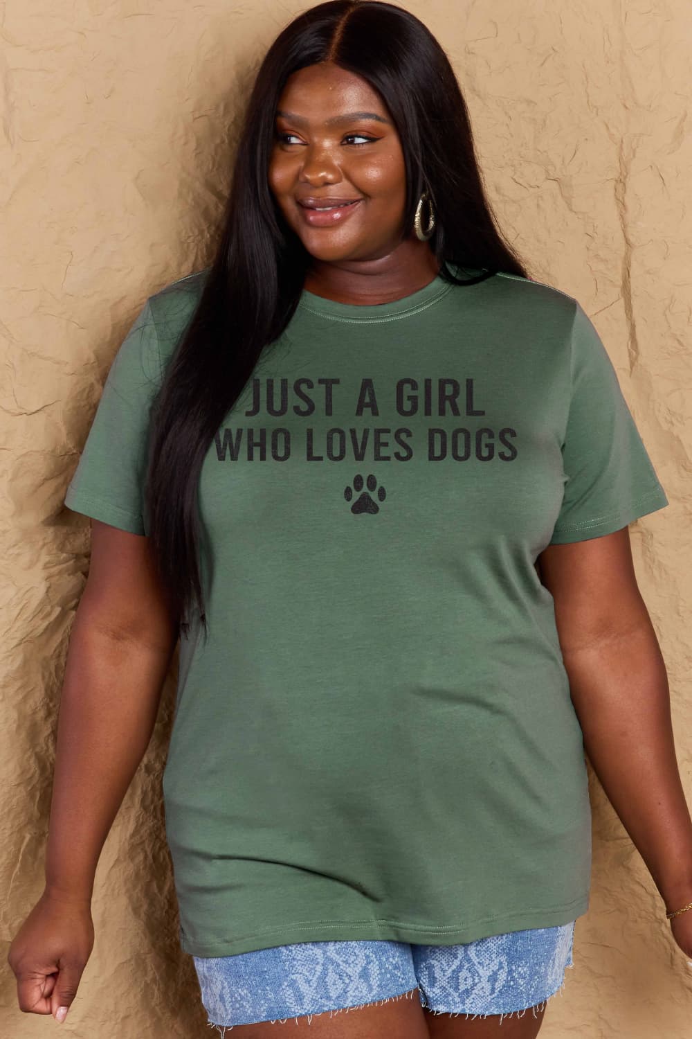 Simply Love Full Size Dog Paw Graphic Cotton T-Shirt – Trendsi | ClozArt