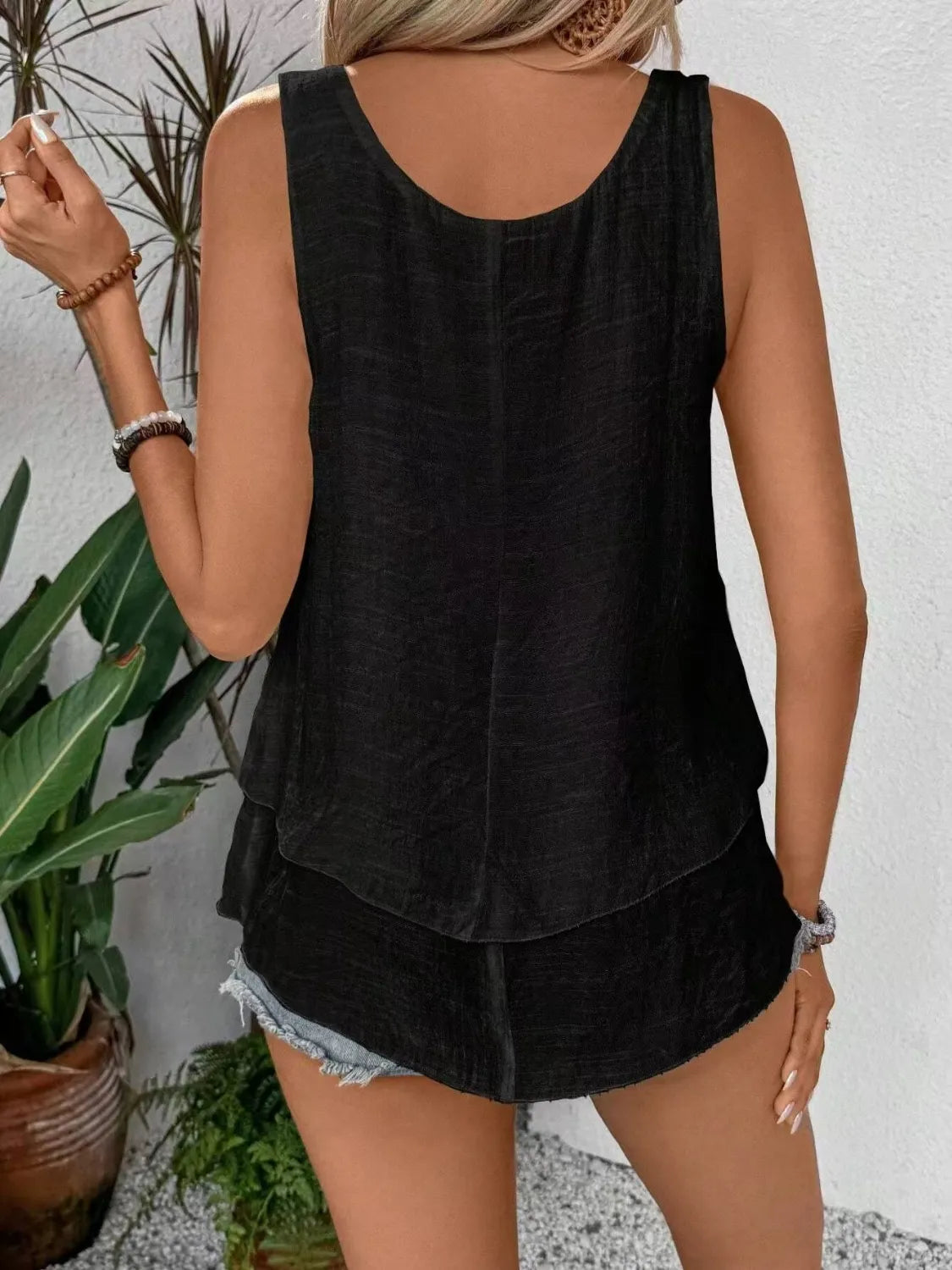 Wide Strap Layered Tank – Trendsi | ClozArt