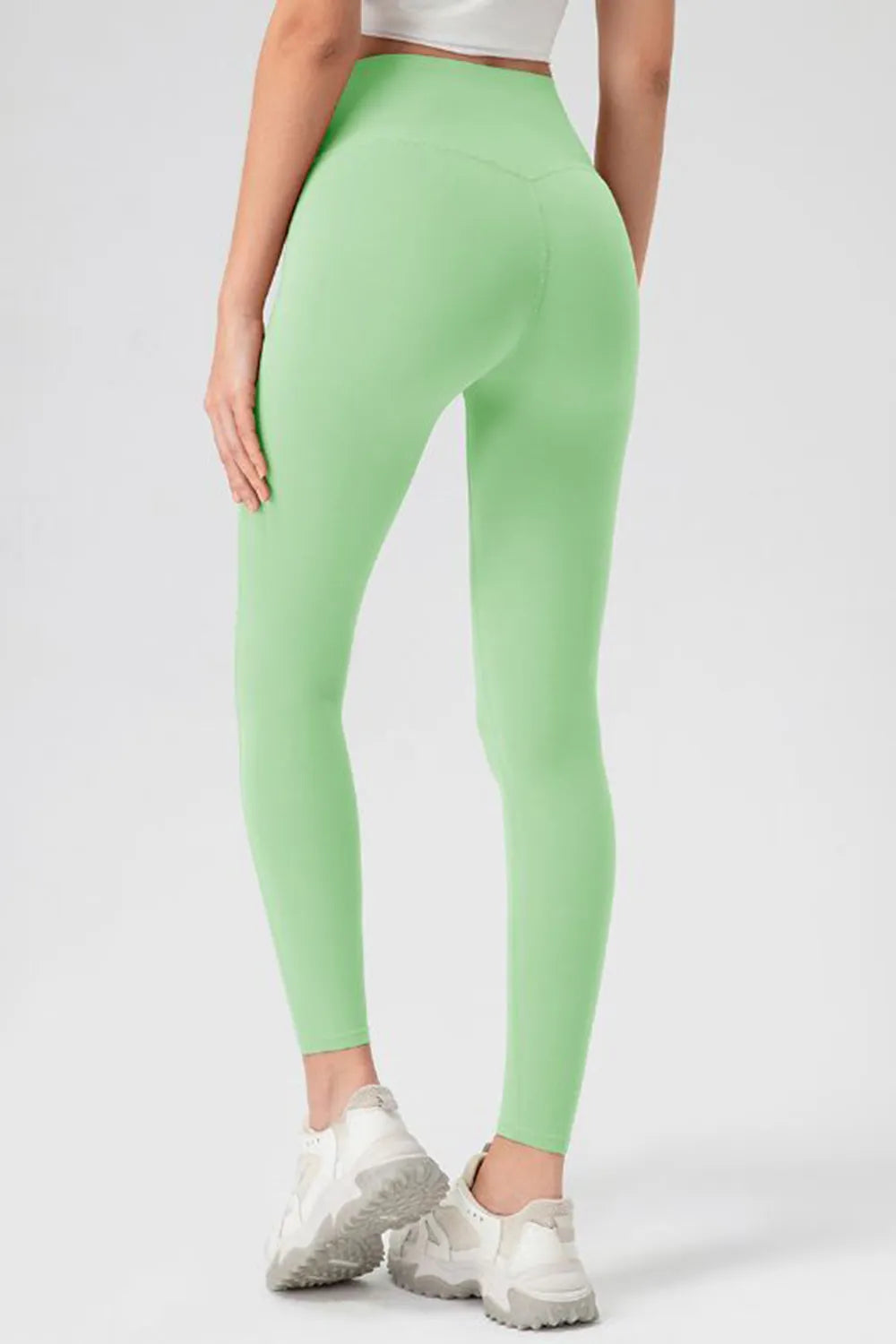 High Waist Skinny Active Pants – Trendsi | ClozArt