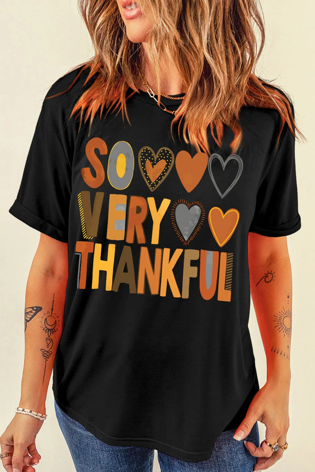 Letter Graphic Round Neck Short Sleeve T-Shirt – Trendsi | ClozArt
