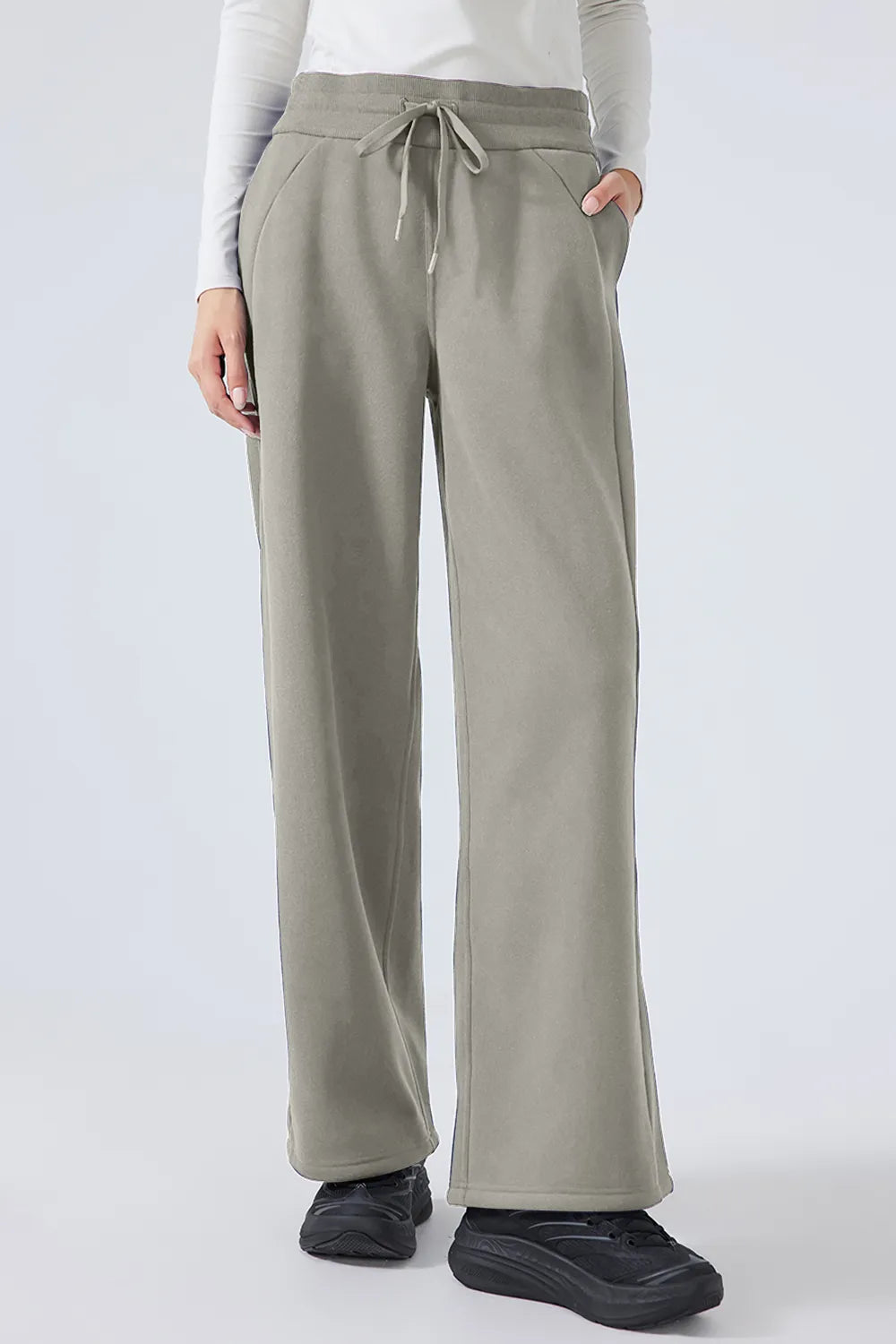 Millennia Drawstring Wide Leg Pants – Trendsi | ClozArt