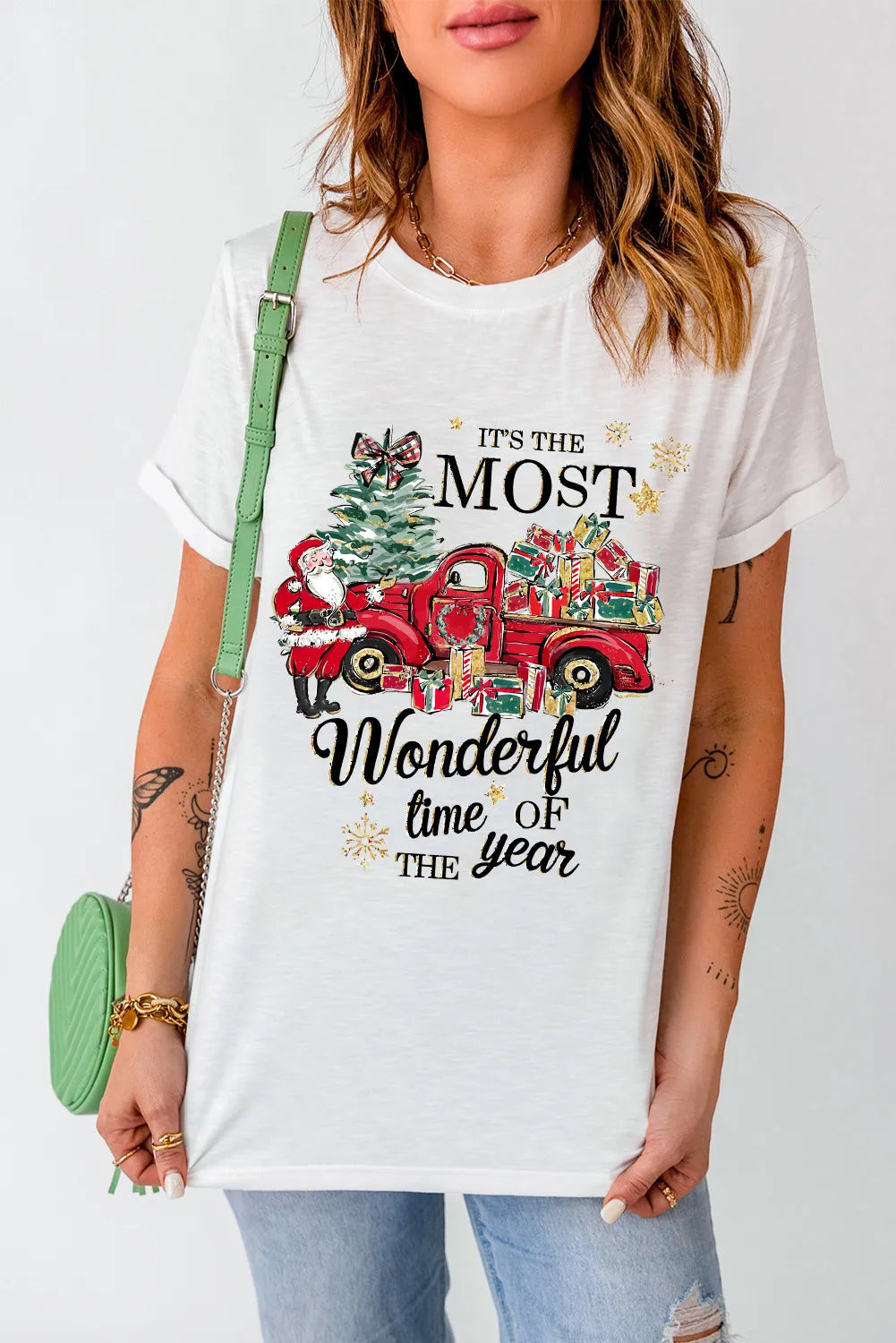 Graphic Round Neck Short Sleeve T-Shirt – Trendsi | ClozArt