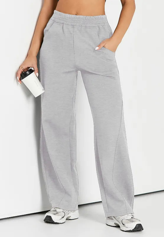 Elastic Waist Sweatpants with Pockets – Trendsi | ClozArt